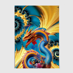 Japanese dragon - tattoo irezumi art – Постер с принтом купить