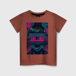 Детская футболка хлопок Музыкальная девушка