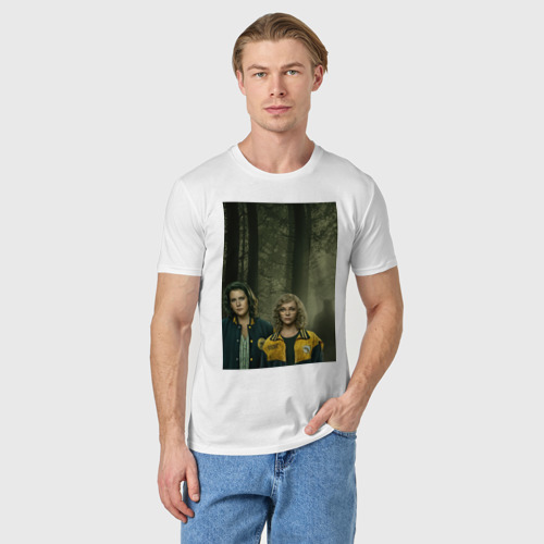 Мужская футболка хлопок с принтом Шершни 2, фото на моделе #1