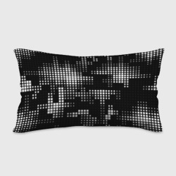 Подушка с принтом Pixel art - abstraction для любого человека, вид сзади №1. Цвет основы: белый