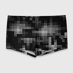 Pixel art - abstraction – Мужские купальные плавки 3D с принтом купить со скидкой в -11%