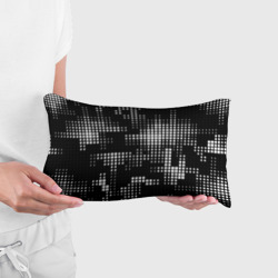 Подушка с принтом Pixel art - abstraction для любого человека, вид спереди №2. Цвет основы: белый
