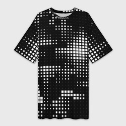 Pixel art - abstraction – Платье-футболка 3D с принтом купить