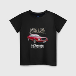 Детская футболка хлопок Маслкар Ford Mustang