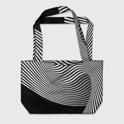 Trendy raster pattern – Пляжная сумка 3D с принтом купить