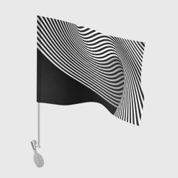 Trendy raster pattern – Флаг для автомобиля с принтом купить