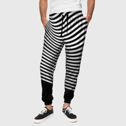 Trendy raster pattern – Мужские брюки 3D с принтом купить