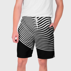 Trendy raster pattern – Мужские шорты 3D с принтом купить