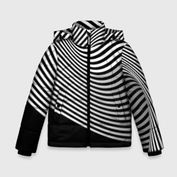 Trendy raster pattern – Зимняя куртка для мальчиков 3D с принтом купить