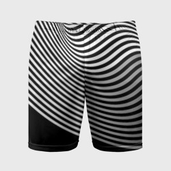 Trendy raster pattern – Мужские шорты спортивные с принтом купить