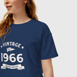 Женская футболка хлопок Oversize Винтаж 1966 ограниченный выпуск - фото 2