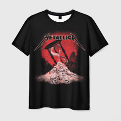 Мужская футболка 3D Metallica - время