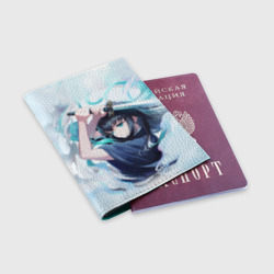 Обложка для паспорта матовая кожа Muichiro Tokito Demon Slayer - фото 2