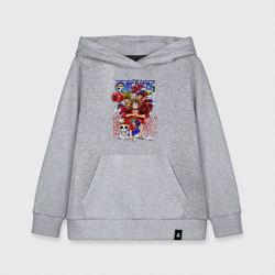 Детская толстовка хлопок Манки Д Луффи соломенная шляпа