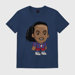 Мужская футболка хлопок Ronaldinho Barcelona