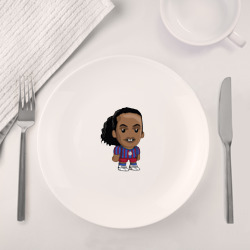Набор: тарелка + кружка Ronaldinho Barcelona - фото 2