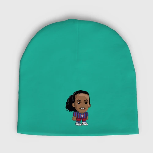 Мужская шапка демисезонная Ronaldinho Barcelona