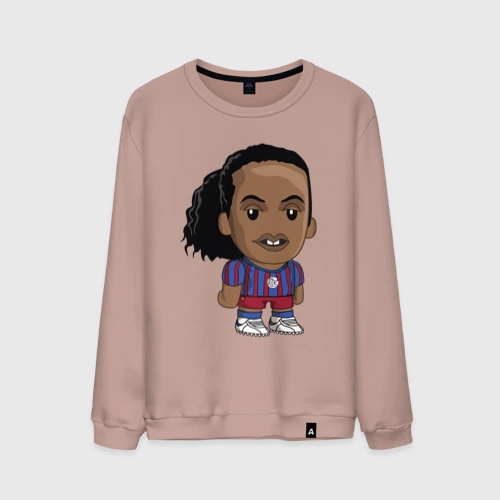 Мужской свитшот хлопок Ronaldinho Barcelona