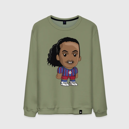 Мужской свитшот хлопок Ronaldinho Barcelona