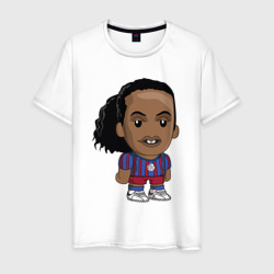 Ronaldinho Barcelona – Мужская футболка хлопок с принтом купить со скидкой в -20%