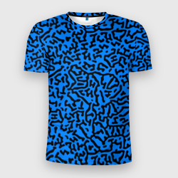 Абстрактный паттерн - минимализм – Мужская футболка 3D Slim с принтом купить со скидкой в -9%