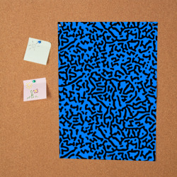 Постер с принтом Абстрактный паттерн - минимализм для любого человека, вид спереди №2. Цвет основы: белый