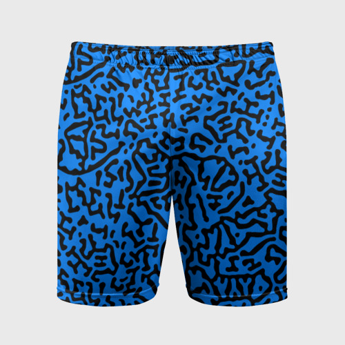 Мужские шорты спортивные с принтом Абстрактный паттерн - минимализм, вид спереди №1