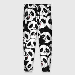 Женские брюки 3D Весёлые панды