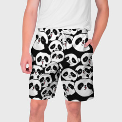 Мужские шорты 3D Весёлые панды