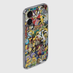 Чехол для iPhone 16 силиконовый с защитой камеры Simpson"history" - фото 2