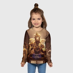 Детский лонгслив 3D PUBG фараоны - фото 2