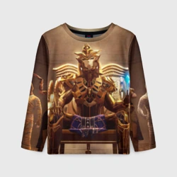 Детский лонгслив 3D PUBG фараоны