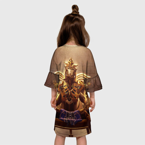 Детское платье 3D PUBG фараоны, цвет 3D печать - фото 5