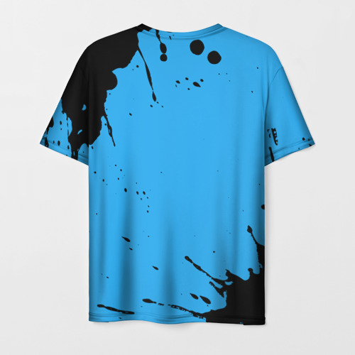 Мужская футболка 3D с принтом Максим космонавт футболист, вид сзади #1