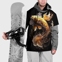 Накидка на куртку 3D Рыба золотой дракон