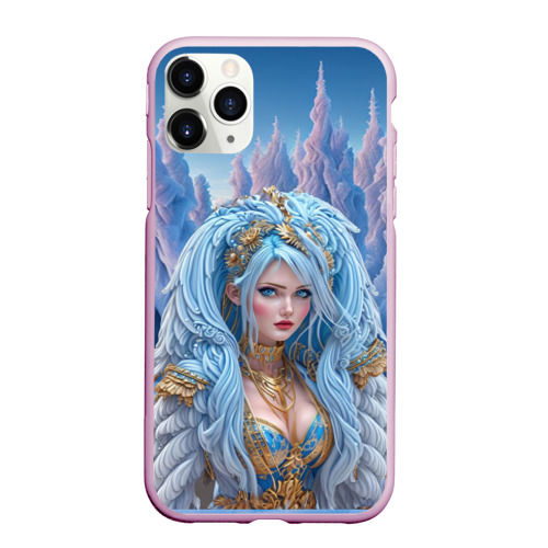 Чехол для iPhone 11 Pro Max матовый Crystal Maiden Dota2, цвет розовый