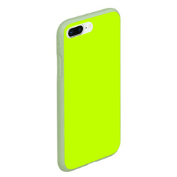 Чехол для iPhone 7Plus/8 Plus матовый Лайм цвет однотонный лаймовый - фото 2