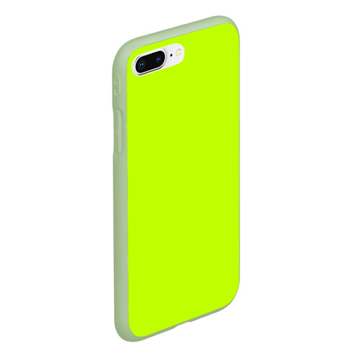 Чехол для iPhone 7Plus/8 Plus матовый Лайм цвет однотонный лаймовый, цвет салатовый - фото 3