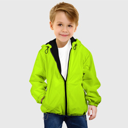 Детская куртка 3D Лайм цвет однотонный лаймовый - фото 2