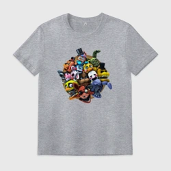 Мужская футболка хлопок Персонажи ФНАФ
