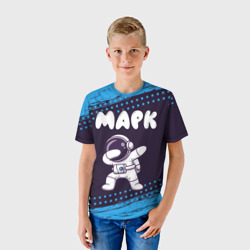 Детская футболка 3D Марк космонавт даб - фото 2