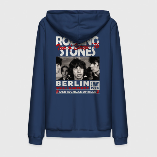 Мужская толстовка на молнии хлопок The Rolling Stones rock