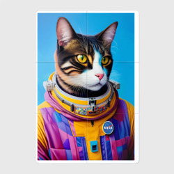 Магнитный плакат 2Х3 Кот космонавт в скафандре