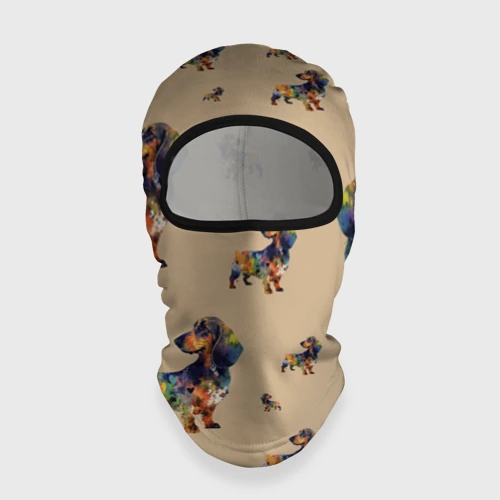 Балаклава 3D Радужная такса