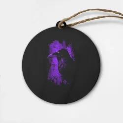 Деревянная игрушка круг Dark purple raven