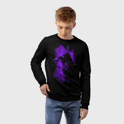 Детский свитшот 3D Dark purple raven - фото 2