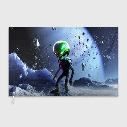 Флаг 3D Alien during a space storm