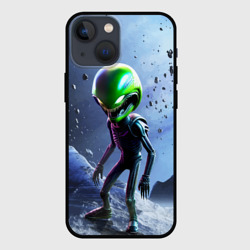 Чехол для iPhone 13 mini Alien during a space storm