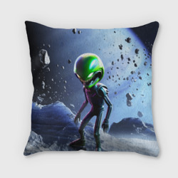 Подушка 3D Alien during a space storm