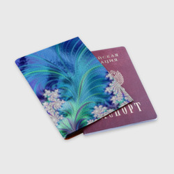 Обложка для паспорта матовая кожа Авангардная фрактальная композиция - фото 2
